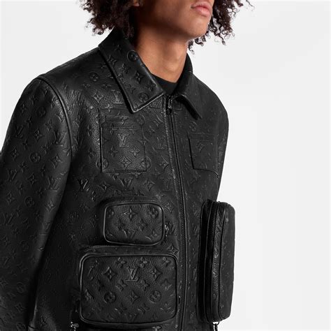 louis vuitton monogram embossed utility jacket|louis vuitton inflatable jacket.